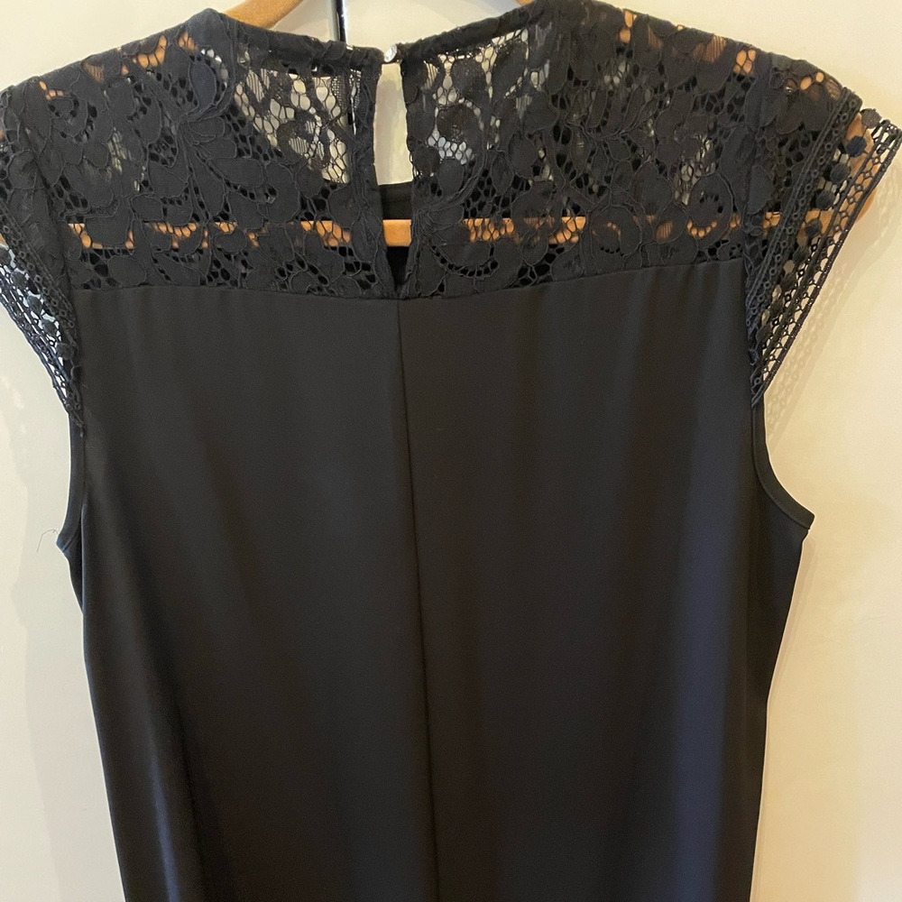 Black Zara lace dress